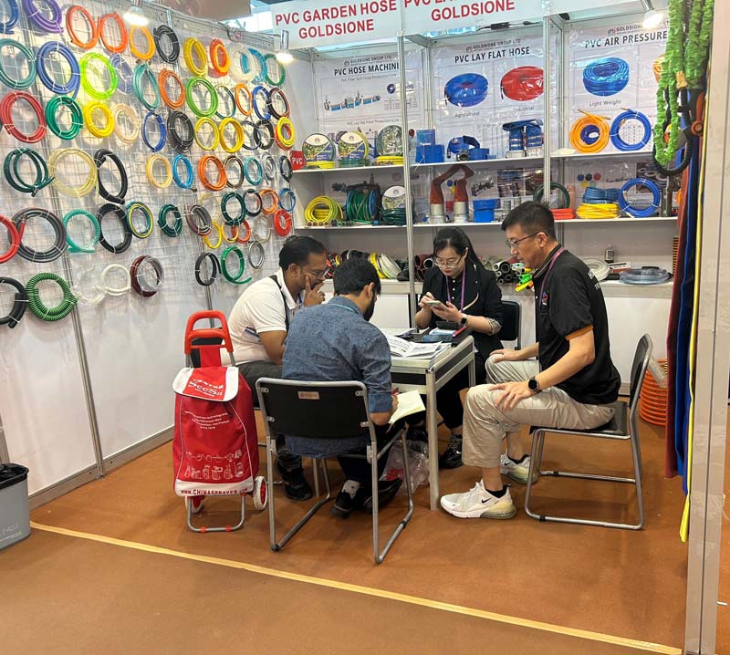 Goldsione PVC Hose at the 134th Canton Fair: A Global Showcase