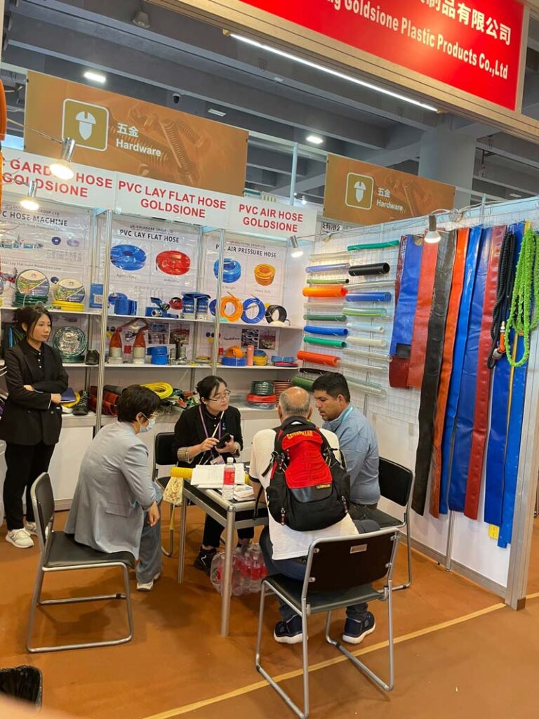 Goldsione PVC Hose at the 134th Canton Fair: A Global Showcase