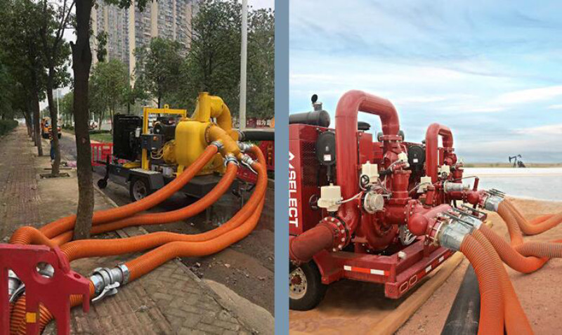 pvc heavy duty suction hose application